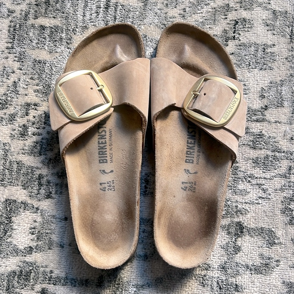 Birkenstock Madrid big buckle shoes
